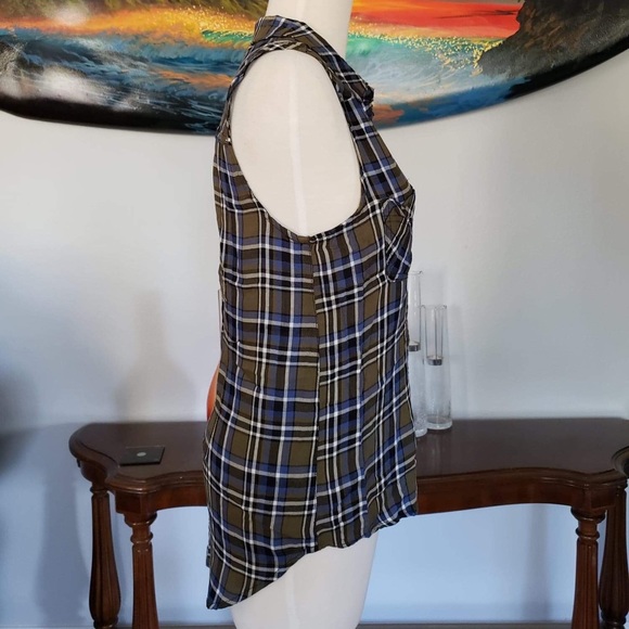 Rock & Republic Plaid Sleeveless - Picture 5 of 8